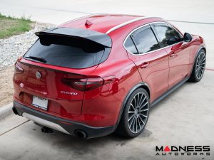 Alfa Romeo Stelvio Roof Spoiler - Carbon Fiber - Estremo Design
